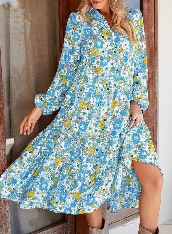 Everyday Comfort Boho Midi Dress