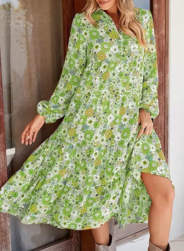 Everyday Comfort Boho Midi Dress