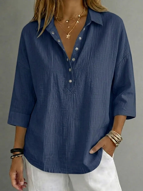 Everyday Linen Henley Shirt